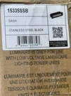 Hinkley Sparta Dash 12V 7.00 Watt Stainless Steel Black Brick Light 15335SSB. Fixed Price $139.99.