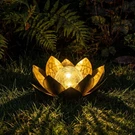Solar Lights Outdoor Garden Decor, Bright Globe Glass Lotus Flower Lamp, IP44.... Fixed Price $42.19.