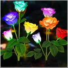 Tonulax Solar Garden Lights - Upgraded Outdoor Light, 2 Pack, Multicolor. Fixed Price $33.99.