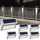 Roshwey Solar Lights Outdoor 6 Pack 30 Led Deck Pathway Waterproof Garden Fence. Fixed Price $53.98.