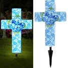 Yousoontic Hydrangea Solar Stake Light For Outdoor Memorial Garden .... Fixed Price $34.57.