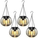 4X Solar Powered Lantern Lights Led Waterproof Hanging Outdoor Garden Lamp Decor. Fixed Price $30.52.