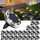 Btfarm 24 Pack Solar Disc Lights - Outdoor, Flat IP65 Waterproof Led Li.... Fixed Price $134.62.