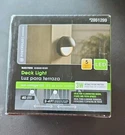 Portfolio Deck Light Stair Low Voltage Led Black Finish 3WATT. Fixed Price $13.99.