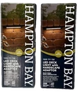 2 Pack Hampton Bay 166 Lumen Low Voltage Black Led Outdoor Deck Light. Fixed Price $48.88.