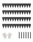 Vevor Steel Landscape Edging Packs 40X6 Rust-resistant Bendable Garden Lawn Bo. Fixed Price $69.37.