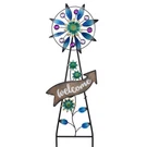 Teresa's Collections Peacock Garden Solar Stake, Wind Spinner Yard Art Sign F.... Fixed Price $43.27.