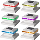 Maggift Pack Solar Post Lights Outdoor, Rgb Color Changing Cap 6X6. Fixed Price $39.99.