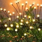 Solar Swaying Starburst Garden Firefly Lights - 6 Bulbs Per Set Cordless. Fixed Price $6.00.