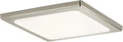 Kichler 44249NILED40 - Zeo 13" Wide Brushed Nickel Flush Mount Light 4000K. Fixed Price $33.99.