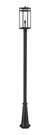 Nuri 1-LIGHT Outdoor Post Mounted Fixture In Black. Fixed Price $632.00.