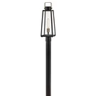 Lark Hugh Light Outdoor Large Post Mount Lantern, Black/clear - 82001BK. Fixed Price $187.00.