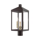 Livex Lighting 20592 Nyack 3 20" Tall Post - Bronze With Antique. Fixed Price $493.96.