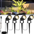 Dusk To Dawn Led Spotlights Outdoor, 24W Warm White Landscape Lighting Low Vo.... Fixed Price $41.43.