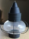 Vaxcel Nautical Outdoor Pendant Light 17.5", Seedy Glass Texture Black OD21836TB. Fixed Price $166.05.