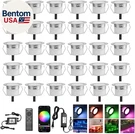 Smart Wifi Led Deck Lights 30 Pack, App Control Rgb Outdoor Lighting For Patio. Fixed Price $223.43.