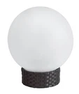 Britta Products Solar Garden Globe Led Centerpiece Table Light, Rattan Base. Fixed Price $59.95.