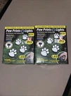 Jobar JB7356 Solar Paw Print Lights Set Of 4 - Black. Fixed Price $30.00.