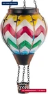 Starsoul Colorful Hot Air Balloon Solar Lantern With Flickering Flame Light Glas. Fixed Price $25.98.