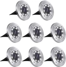Outdoor Solar Ground Lights 8 Led Waterproof Garden Disk In-gro.... Fixed Price $35.47.