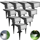 1-10X Led Solar Spot Lights Outdoor Garden Patio Security Pathway Landscape Lamp. Fixed Price $52.99.