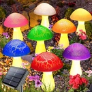 Homeleo 8-PACK Cracked Mushrooms For Garden Decor Solar Lights Outdoor. Fixed Price $36.30.