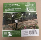 Paradise Led Low Voltage Pathway Light Kit Pack 16 Lumens Black GL42565. Fixed Price $29.99.