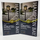 Pack Hampton Bay Ambrose Low Voltage Led Path Lights Flicker Flame Black 62906. Fixed Price $49.99.