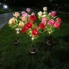 Solar Garden Lights Outdoor Waterproof Flower Led Stake Lamp Yard Decor. Fixed Price $13.59.