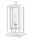 Textured White Led Pier Mount From The Republic Collection. Fixed Price $354.00.