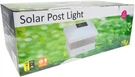 Iglow 2 Pack White Outdoor Garden 4 X Solar Led Post Lights New. Fixed Price $28.00.