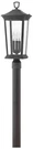 Hinkley Bromley 22 3/4" High Museum Black Outdoor Post Light. Fixed Price $379.00.