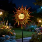 Sun Solar Lights Garden Outdoor Waterproof Metal Stakes For Patio Yard Walkwa.... Fixed Price $33.50.