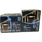 Hampton Bay 3.5 In. Black Integrated Led Solar (2 Boxes). Fixed Price $49.99.