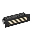 Stainless Steel Black Led Brick Light From The Sparta - Dash Collection. Fixed Price $229.00.