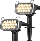 Solar Spot Lights Outdoor Waterproof, Bright With 16 Extra-. Fixed Price $26.10.