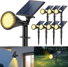 Solar Outdoor, 4 MODES/8 Pack Waterproof, 180 Adju. Fixed Price $100.95.