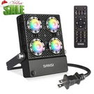 Sansi 30W=200W Rgb Led Flood Lights Outdoor Landscape Security Dimmable. Fixed Price $34.99.