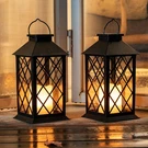 New Homemory Solar Lanterns Outdoor Waterproof Hanging With Flickering Flameless. Fixed Price $55.71.