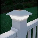 Lot Of Deckorators 4X4 White Solar Led Post Cap Lights 282770 Wood. Fixed Price $49.99.