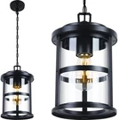 Ufond Outdoor Pendant Lantern,aluminum Light Black Finish L,. Fixed Price $60.34.
