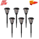 Mainstays Solar Path Light Lattice Led 8 Lumens Black 6PK Outdoor Garden. Fixed Price $36.99.