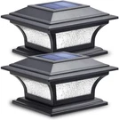 Solar Post Lights Outdoor Glass Led Fence Cap 2 Modes For 4X4 5X5 6X6. Fixed Price $36.08.