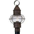 Designers Fountain 1766-RT Nantucket Outdoor Post Lantern Light, 10 In, Rustique. Fixed Price $55.17.