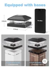 Volisun Black Solar Post Caps 12 Pk LH-TZ10 4X4. Fixed Price $34.99.