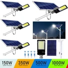 Pfctart Commercial Solar Street Light IP65 Dusk To Dawn Road Lamp+remote+pole. Fixed Price $128.24.
