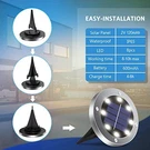 Oulonger Solar Ground Lights 16 Packs Black/white. Fixed Price $32.58.
