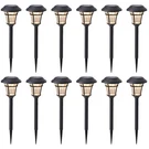 Maggift 12 Pack Solar Pathway Lights Outdoor Garden For Patio, Y.... Fixed Price $53.94.
