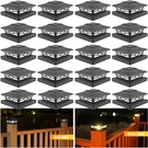 20 Pack Led Solar Post Lights Outdoor Deck Cap Fence Pvc Vinyl 4X4 6X6. Fixed Price $114.98.