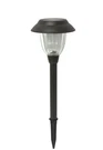 Members Mark, 5 Pc Led Solar Pathway Garden Lights Bronze Fluted Glass Lens. Fixed Price $58.00.
